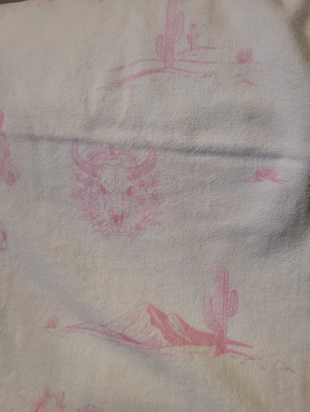 New Pink Cowgirl Wrangler Pink Western Towel Set 4 Bath 2 Hand Towels